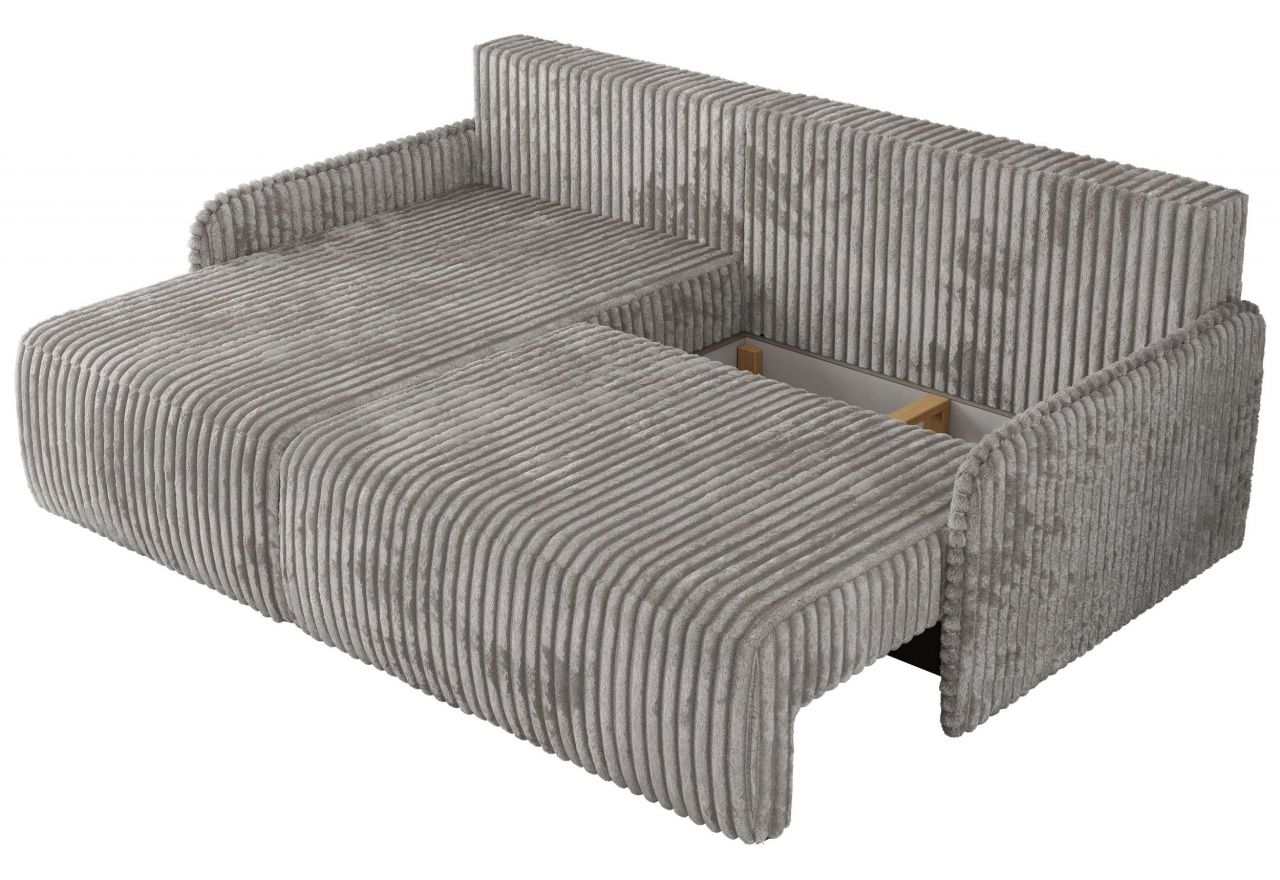 Narożnik ARPA L - strona lewa - szary, sztruks