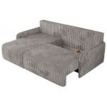 Narożnik ARPA L - strona lewa - szary, sztruks