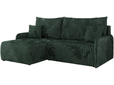 Narożnik ARPA L - strona lewa - zielony, sztruks