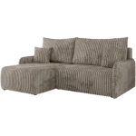 Narożnik ARPA L - strona lewa - jasnobrązowy, sztruks