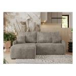 Narożnik ARPA L - strona lewa - jasnobrązowy, sztruks