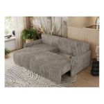 Narożnik ARPA L - strona lewa - jasnobrązowy, sztruks