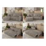 Narożnik ARPA L - strona lewa - jasnobrązowy, sztruks