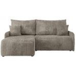 Narożnik ARPA L - strona lewa - jasnobrązowy, sztruks