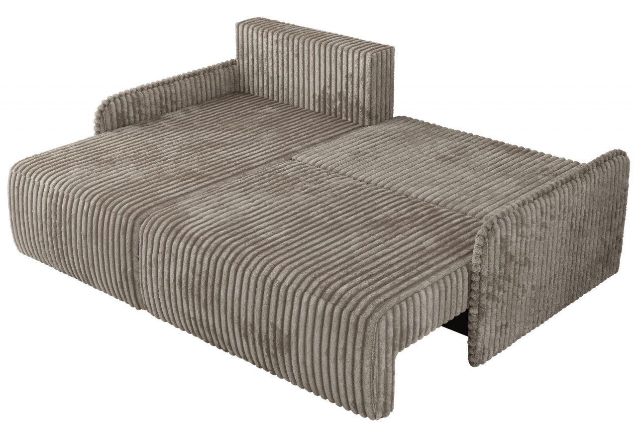 Narożnik ARPA L - strona lewa - jasnobrązowy, sztruks