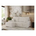 Narożnik ARPA L - strona lewa - kremowy, sztruks