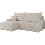 Narożnik ARPA L - strona lewa - kremowy, sztruks