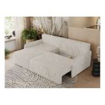 Narożnik ARPA L - strona lewa - kremowy, sztruks