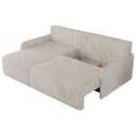 Narożnik ARPA L - strona lewa - kremowy, sztruks