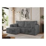 Narożnik MESTO L - strona lewa - szary, sztruks