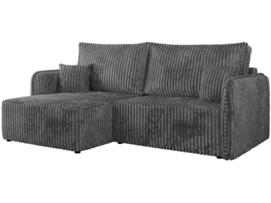 Narożnik MESTO L - strona lewa - szary, sztruks