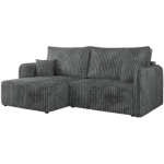 Narożnik MESTO L - strona lewa - szary, sztruks