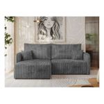 Narożnik MESTO L - strona lewa - szary, sztruks