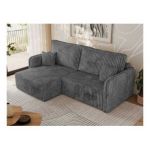 Narożnik MESTO L - strona lewa - szary, sztruks