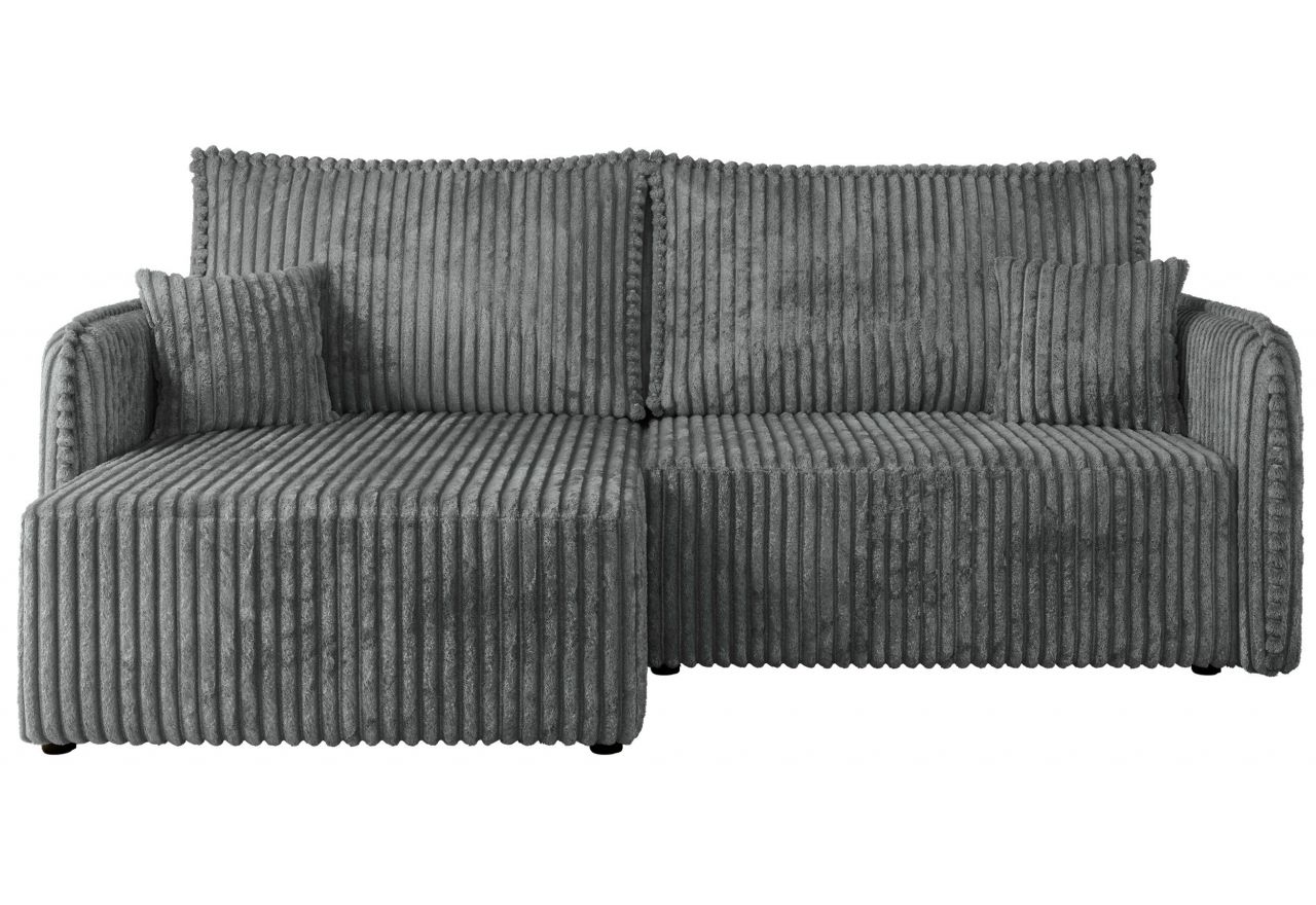 Narożnik MESTO L - strona lewa - szary, sztruks