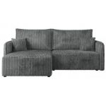 Narożnik MESTO L - strona lewa - szary, sztruks