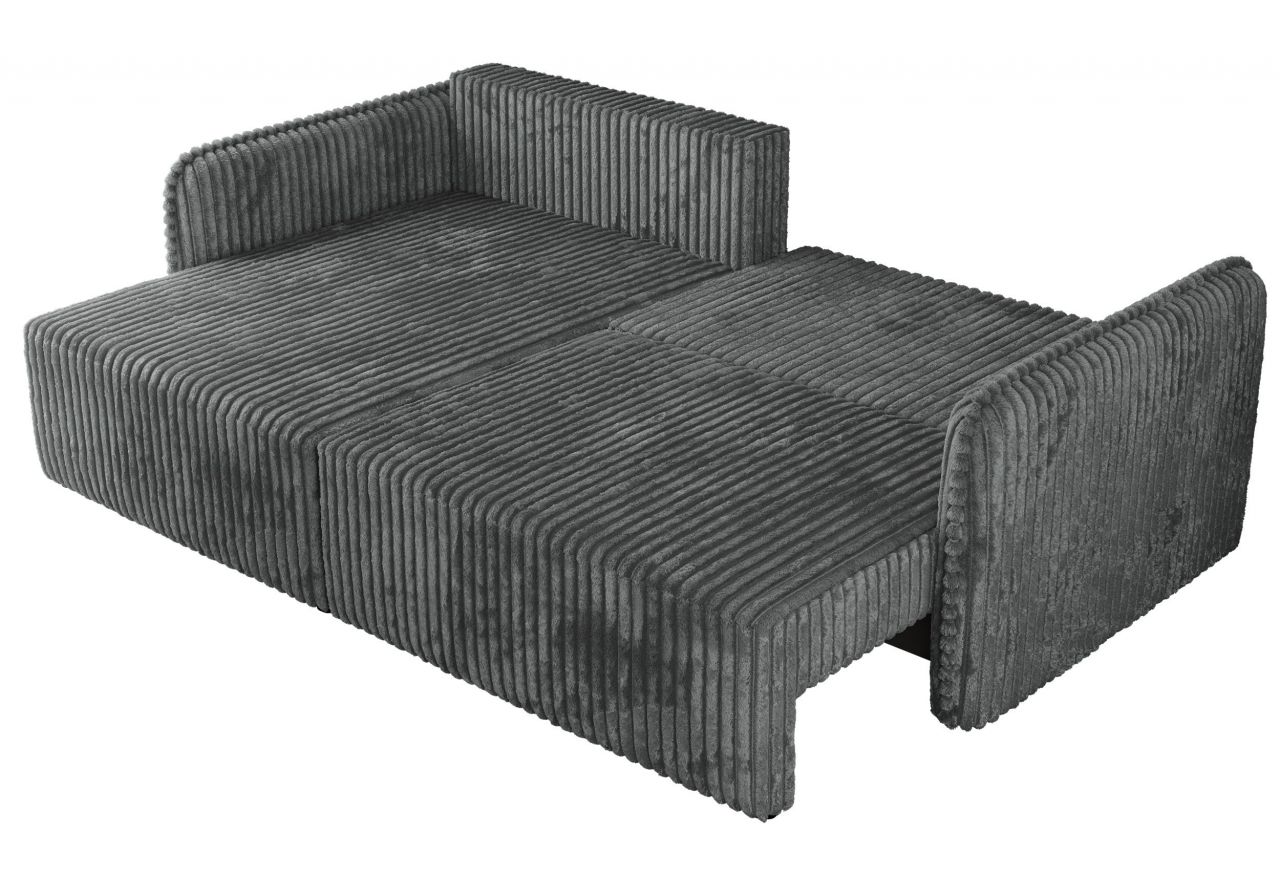 Narożnik MESTO L - strona lewa - szary, sztruks