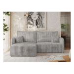 Narożnik MESTO L - strona lewa - jasnoszary, sztruks