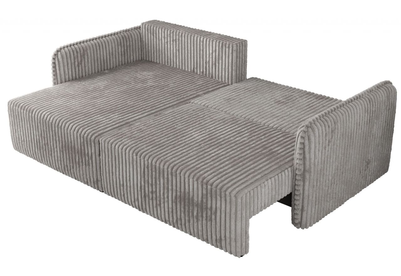 Narożnik MESTO L - strona lewa - jasnoszary, sztruks