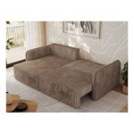 Narożnik MESTO L - strona lewa - brązowy, sztruks