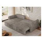 Narożnik MESTO L - strona lewa - jasnobrązowy, sztruks