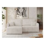 Narożnik MESTO L - strona lewa - beżowy, sztruks