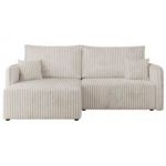 Narożnik MESTO L - strona lewa - beżowy, sztruks