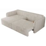 Narożnik MESTO L - strona lewa - beżowy, sztruks