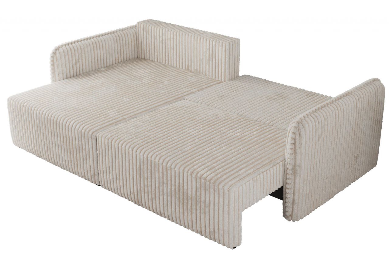 Narożnik MESTO L - strona lewa - beżowy, sztruks