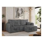 Narożnik MESTO L - strona prawa - szary, sztruks