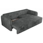 Narożnik MESTO L - strona prawa - szary, sztruks