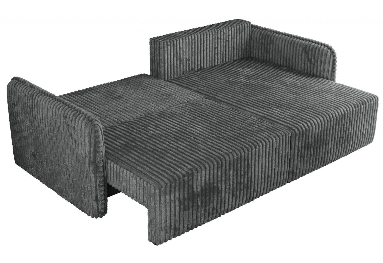 Narożnik MESTO L - strona prawa - szary, sztruks