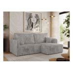 Narożnik MESTO L - strona prawa - jasnoszary, sztruks