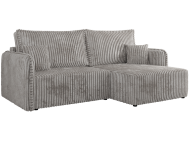 Narożnik MESTO L - strona prawa - jasnoszary, sztruks