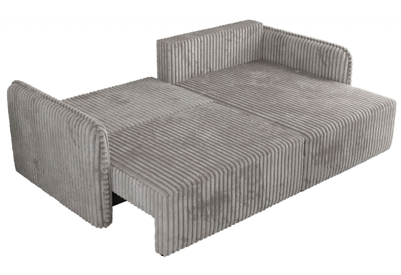 Narożnik MESTO L - strona prawa - jasnoszary, sztruks