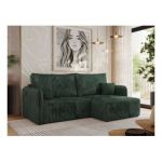 Narożnik MESTO L - strona prawa - ciemnozielony, sztruks