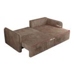 Narożnik MESTO L - strona prawa - brązowy, sztruks