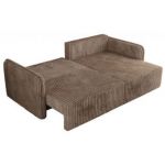 Narożnik MESTO L - strona prawa - brązowy, sztruks