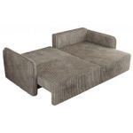 Narożnik MESTO L - strona prawa - jasnobrązowy, sztruks