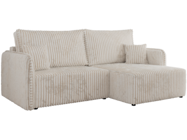 Narożnik MESTO L - strona prawa - beżowy, sztruks