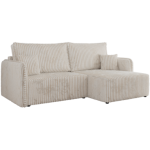 Narożnik MESTO L - strona prawa - beżowy, sztruks