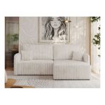 Narożnik MESTO L - strona prawa - beżowy, sztruks