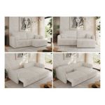 Narożnik MESTO L - strona prawa - beżowy, sztruks