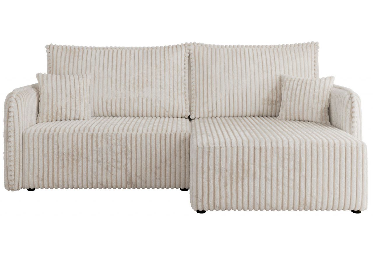 Narożnik MESTO L - strona prawa - beżowy, sztruks