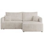 Narożnik MESTO L - strona prawa - beżowy, sztruks