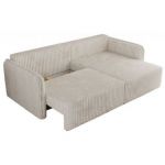 Narożnik MESTO L - strona prawa - beżowy, sztruks