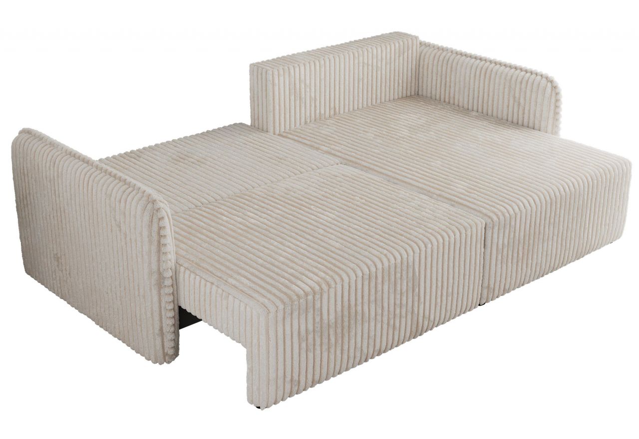 Narożnik MESTO L - strona prawa - beżowy, sztruks