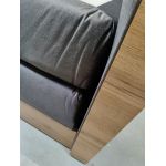 Łóżko kontynentalne VENETO KING 200x200 - Monolith 92 - ciemny szary - OUTLETU