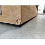 Łóżko kontynentalne VENETO KING 200x200 - Monolith 92 - ciemny szary - OUTLETU