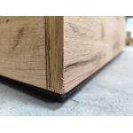 Łóżko kontynentalne VENETO KING 200x200 - Monolith 92 - ciemny szary - OUTLETU